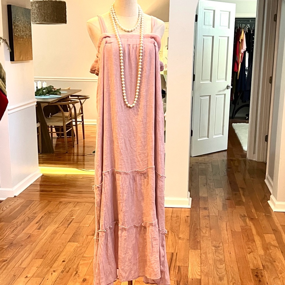 Perch,BP Blush Boho,Tiered Maxi Dress Flowy Lined Relaxed Plus,Lovely Size 3XL - Picture 4 of 12